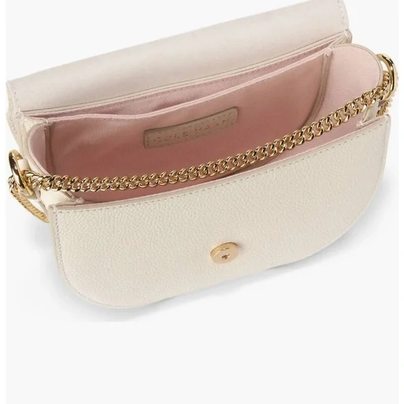 Cole Haan Evie Chain Small Saddle bag New